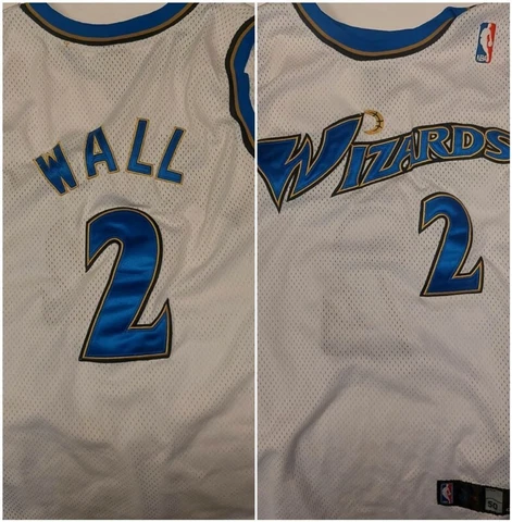 Adidas Mens Size 50 John Wall #2 Washington Wizards Jersey White Blue Cover