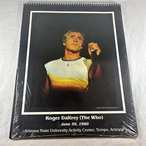 Vintage ASU Tempe Arizona Calendar Roger Daltrey (The Who) Mick Jagger - Picture 1 of 8