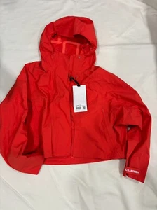 Chaqueta Lululemon Rain Chaser NUEVA CON ETIQUETAS ~TALLA: 6,8,10~Rojo Otoño y Campana Azul Salvaje - Imagen 1 de 17