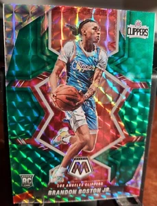 2021-22 Mosaic Brandon Boston Jr. Green Prizm Rookie - Picture 1 of 1