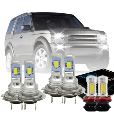 Faros LED delanteros altos y bajos + kit de faros antiniebla para Land Rover LR3 2005-2009 Foto 1 de 4