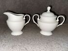 Lenox CLASSIC WHITE Creamer And Sugar Bowl Set Excellent Used Condition