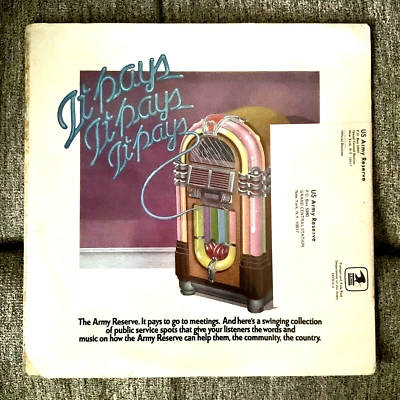 ARMY RESERVE SPOTS WINTER 1975-IT PAYS👉SEALED👈VARIOUS-URIAH HEEP,SPINNERS,REED - Image 1 of 4