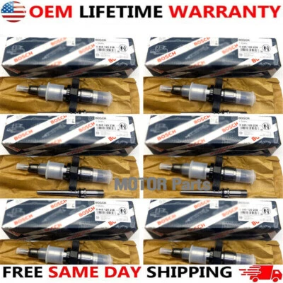 Juego de 6 rieles inyectores diésel OEM 0445120238 Bosch para Dodge 04-09 Ram Cummins 5,9 L Foto 1 de 4