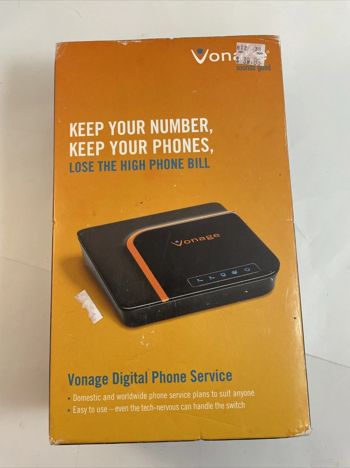 VONAGE VDV22-VD Digital VOIP Phone Adapter Open Box - Image 1 of 4