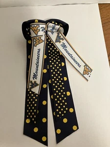 WVU Band Haarspange Haarspange mit Schleifen und langen Schwänzen - Bild 1 von 5