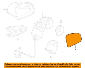 MERCEDES OEM 12-19 SL400 Door Outside Mirrors-Mirror Glass Right 2318102421 - Picture 1 of 2