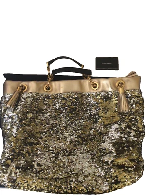 Dolce and Gabbana Sequin w/tassels Bucket bag - Image 1 of 4