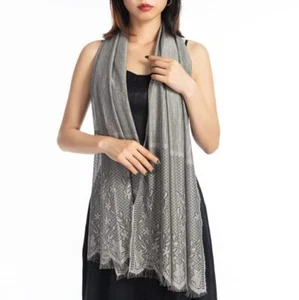 Womens shawls and wraps for Evening Dresses and Weddings Lace Party Scarf Bri... - Picture 1 of 6