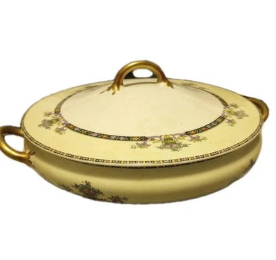 Pope Gosser Soup Tureen with Lid Vintage Early 1900s Made In USA Good Condition - Image 1 of 4