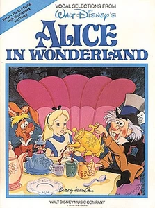 Alice in Wonderland Disney Movie Piano Vocal Sheet Music Guitar Chords Song Book - Picture 1 of 1