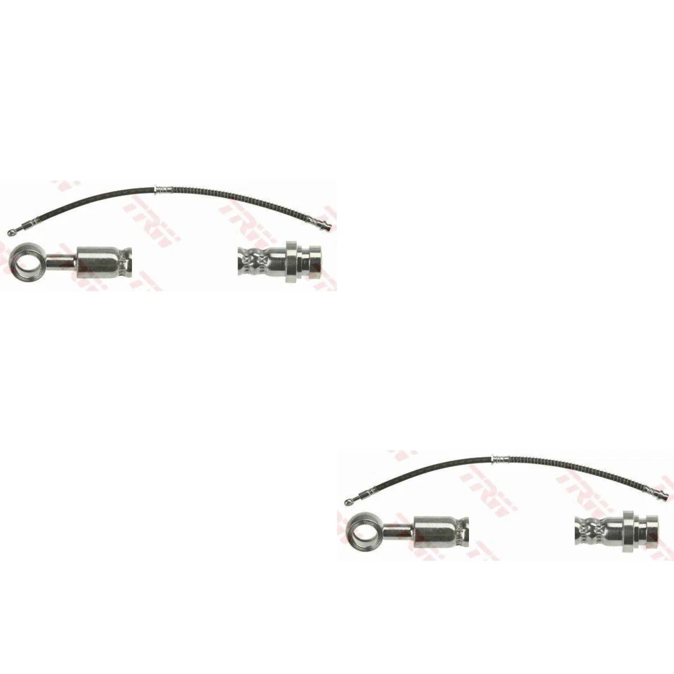 2X TRW Tuyau De Frein Avant Gauche Droite Pour Mitsubishi Galant VI EA - Photo 1/1