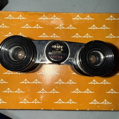 Binoculares SWIFT Coated Arena 3 X, Modelo No. 812, RARO ACABADO BRILLANTE, R.D. Foto 1 de 4