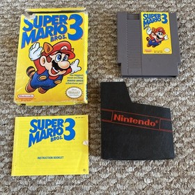 Super Mario Bros 3 (NES) Works Great Complete Cib In Box