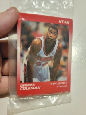 Star Company Derrick Coleman 11 Card Basketball Set/New Jersey Nets Nos Sealed - Image 1 of 2