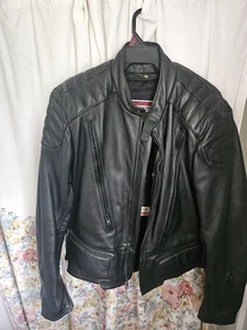 Giacca Moto Pelle Ventilata Imbottita Uomo 48 R FirstGear By Hein Gericke - Foto 1 di 8