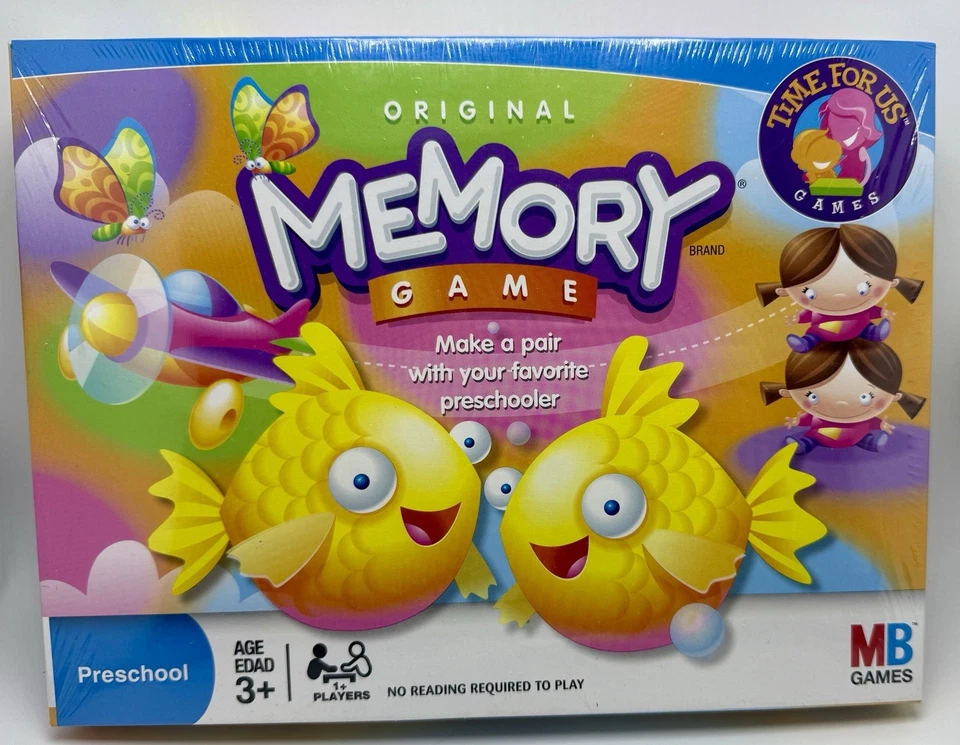 New MB Milton Bradley Hasbro Original Memory Game Preschool 3+ 2007 Brand New - Image 1 of 4