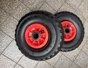 Relaxdays 2er Set Schubkarrenräder – luftbereift, robust 3.00-4 - Bild 1 von 3