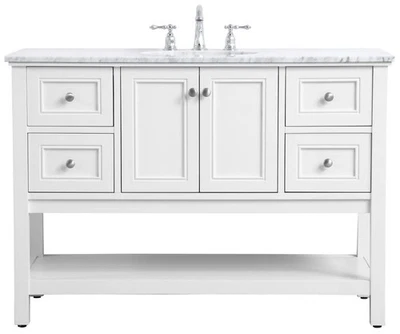 Elegant Lighting VF27048 Metropolis 48" - Blanco Foto 1 de 4