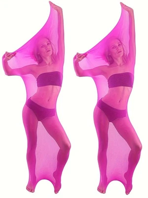 Lencería bodystocking completa transparente sin costuras Cocoon medias sin costuras EE. UU. 1-2 PIEZAS Foto 1 de 3