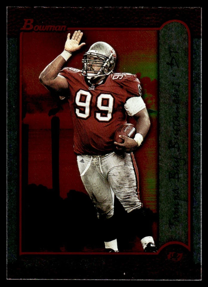 1999 Bowman Interstate Warren Sapp Buccaneers #29 *Noles2148* - Image 1 of 2