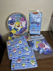 baby shark birthday party supplies - Picture 1 of 7