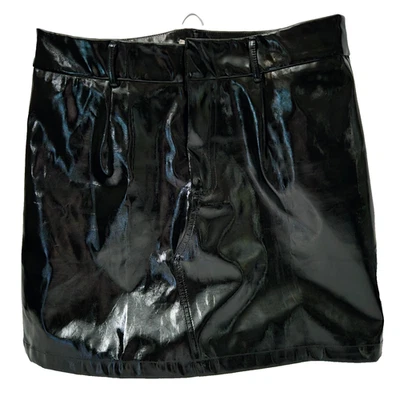 Falda plisada negra para mujer En Merci 16,5" talla grande Foto 1 de 4