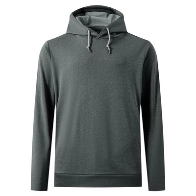 Mens Hoodies Pullover Performance Drawstring Hoodies For Men Polyster Fashion... - Image 1 of 4