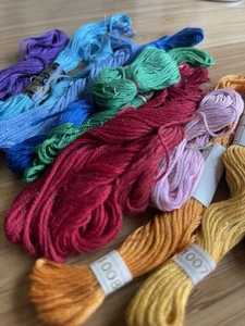 Vintage Embroidery Floss – DMC, J&P Coats, A.T. Co - Star – Mixed Dozen - Picture 1 of 3
