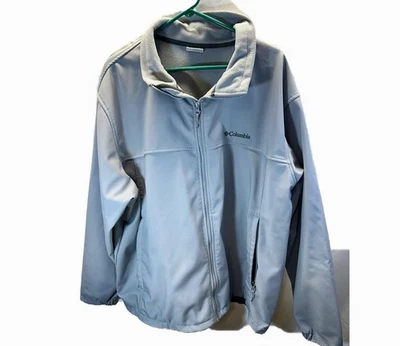 Columbia Bowen Lake Outdoor Softshell Jacket New Men's Light Gray 3XL - Image 1 of 4
