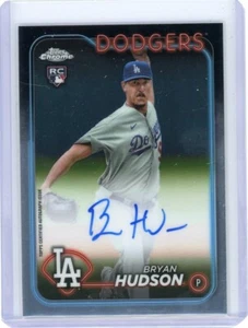 Bryan Hudson -Auto (RC)- 2024 Topps Chrome Rookie -Autograph LA Dodgers - Picture 1 of 2