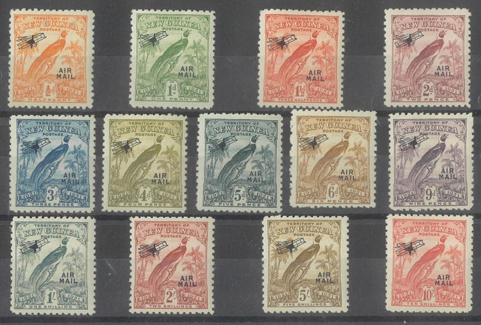 New Guinea 1931 Dated Birds Airmail Set/13 Stamps SG163/75 Mint Unhinged 9-5 - Image 1 of 1