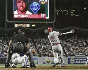 Signed 8X10 MATT STAIRS "08 WSC" Philadelphia Phillies Autographed photo COA - Picture 1 of 1