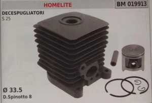 CILINDRO E PISTONE COMPLETO DECESPUGLIATORE HOMELITE S25 S 25 Ø 33,5 - Imagen 1 de 1