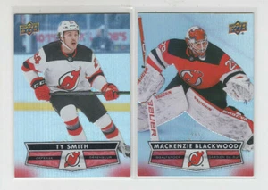 21/22 UD Tim Hortons New Jersey Devils (2 Cards) Ty Smith Mackenzie Blackwood - Bild 1 von 2
