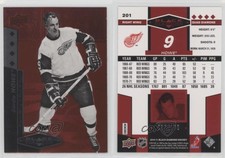 2010-11 Upper Deck Black Diamond Ruby /100 Gordie Howe #201 HOF