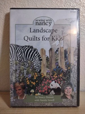 Sewing with Nancy Zieman Natalie Sewell Landscape Quilts for Kids DVD 2004 New - Image 1 of 4