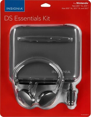 Insignia- Starter Kit para Nintendo New 2DS XL, 3DS XL, 3DS e 2DS - Preto Novo - Imagem 1 de 4