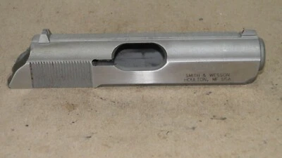 WALTHER PPK/S .380ACP STAINLESS STRIPPED SLIDE, FRONT & REAR SIGHTS, GOOD CONDIT - Image 1 of 4