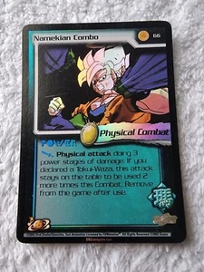 DBZ Dragonball Ball Z FOIL Namekian Combo 66 CCG Unlimited World Games Saga MP - Foto 1 di 5