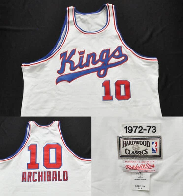 Nate Tiny Archibald Kansas City Kings M&N Jersey HWC 72/73 Sewn NBA Men sz 54 - Image 1 of 4