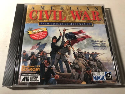 American Civil War - From Sumter to Appomattox (1998) PC Game Strategy & Sim - Image 1 of 3