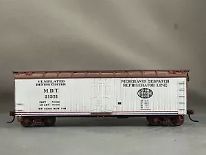 Train Miniature - M D T - 40' Wood Reefer + Wgt # 21351 w/Kadees - Picture 1 of 6