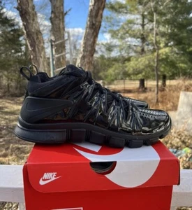 Nike Free Trainer 7.0 Homecoming DS Hombre Talla 11 Usado ¡MUY RARO! Patente negra - Imagen 1 de 7