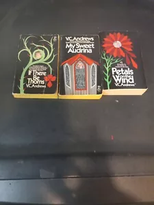 VINTAGE V.C. ANDREWS book lot-IF THERE BE THORNS,My sweet Audrina,Petals on the - Picture 1 of 9