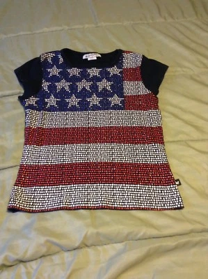 Camisa Top Niñas Autoestima Talla L Súper Linda Patiotica Usada en Excelente Condición Foto 1 de 4