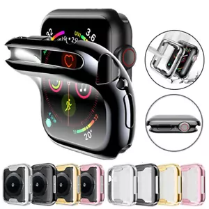TPU Case Screen Protector Cover For Apple Watch Ultra2 Series 9 8 7 6 SE 41/49mm - Picture 1 of 21