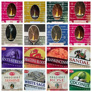 120 Cones Incense Cones Home Scents Hem Sayta Aroma Fragrance BULK - Bild 1 von 19
