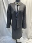 Tahari ASL Skirt Suit Plus Size 14W NEW Two Piece Set 38 X 26 Houndstooth $320