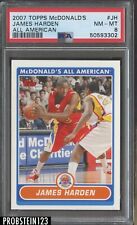 2007 Topps McDonald's All American James Harden RC Rookie PSA 8 NM-MT 